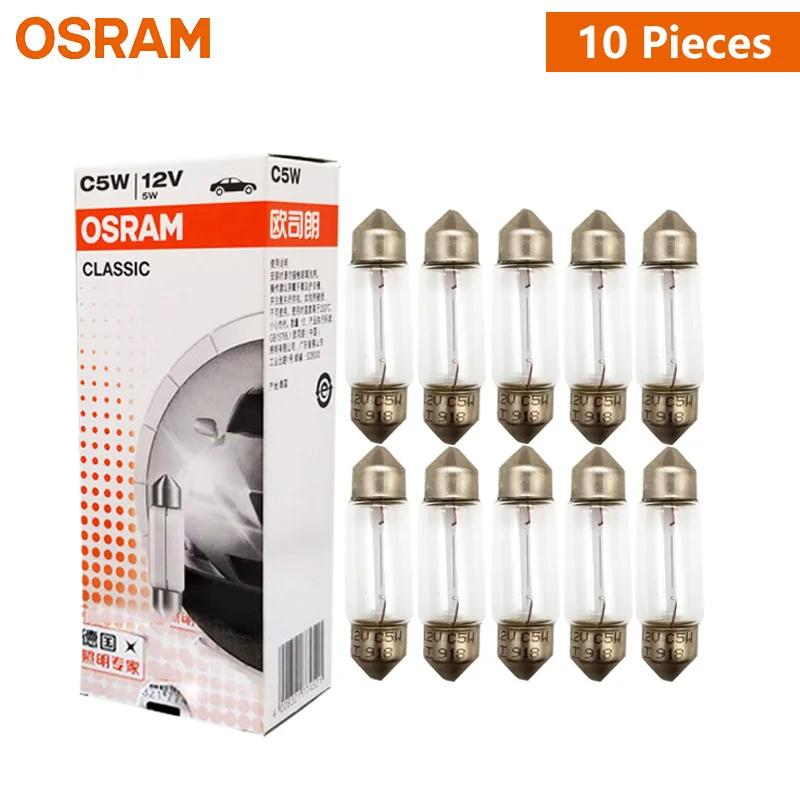 OSRAM      ÷Ʈ Ʈ, ǥ ڵ ׸ , C5W, 36mm, 12V, 5W, SV8.5-8 6418, , 10 